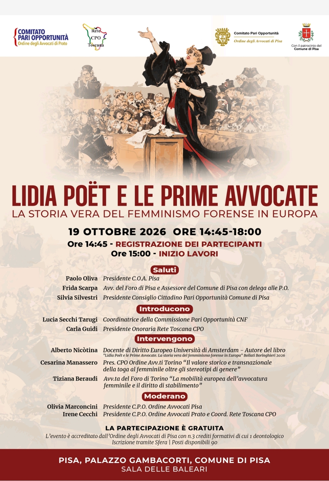 LIDIA POET E LE PRIME AVVOCATE: La storia vera del femminismo forense in Europa;